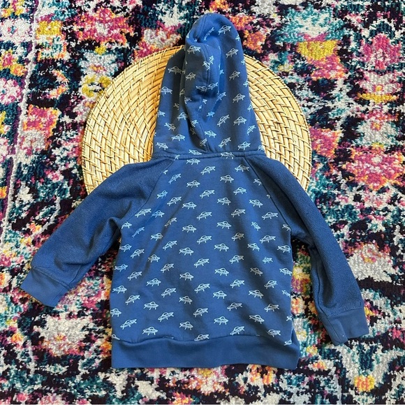 Kate Quinn Little Liam UFO Zip Front Hooded Sweatshirt Cotton 18-24 Months - Picture 5 of 5